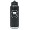 Hipster Graduate Laser Engraved Water Bottles - Front View
