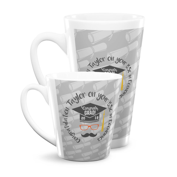 Hipster Graduate Latte Mugs Main
