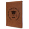 Hipster Graduate Leather Sketchbook - Large - Double Sided - Angled View