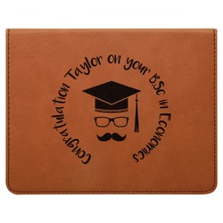 Hipster Graduate Leatherette 4-Piece Wine Tool Set (Personalized)