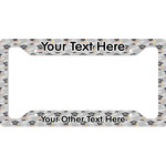 Hipster Graduate License Plate Frame - Style A (Personalized)