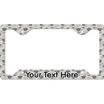 Hipster Graduate License Plate Frame - Style C (Personalized)