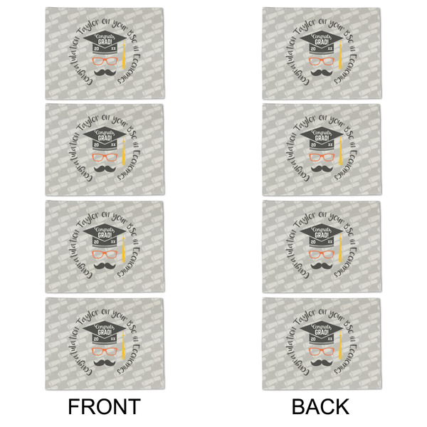 Hipster Graduate Linen Placemat - APPROVAL Set of 4 (double sided)