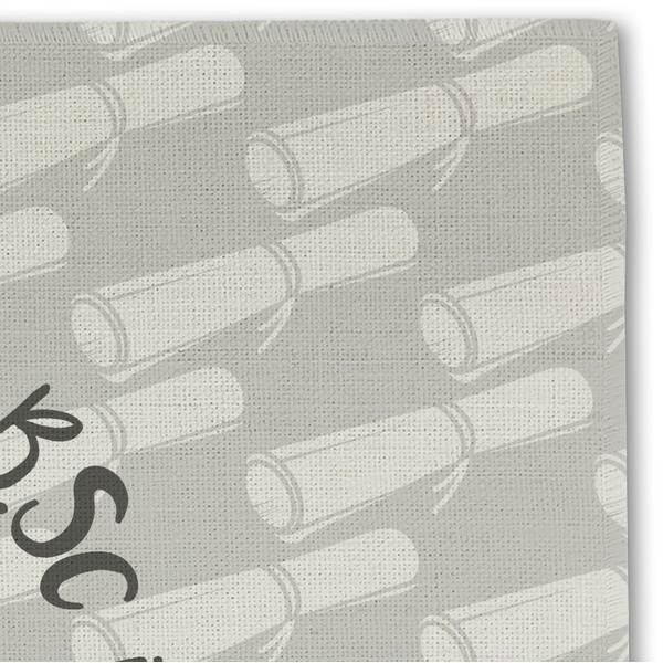 Hipster Graduate Linen Placemat - DETAIL