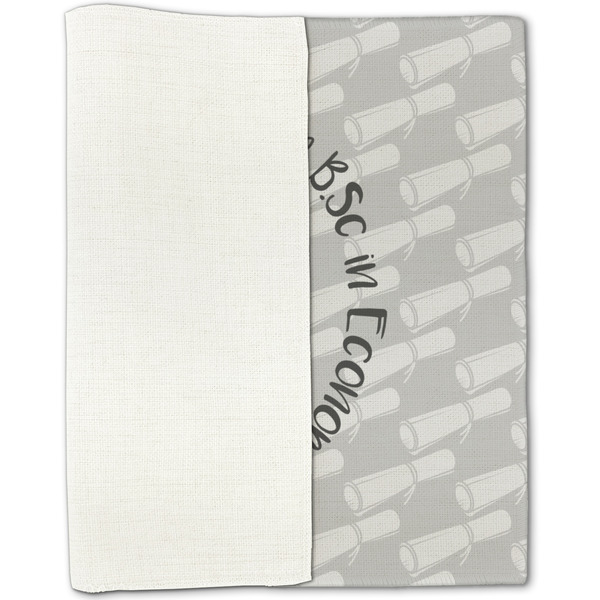 Hipster Graduate Linen Placemat - Folded Half