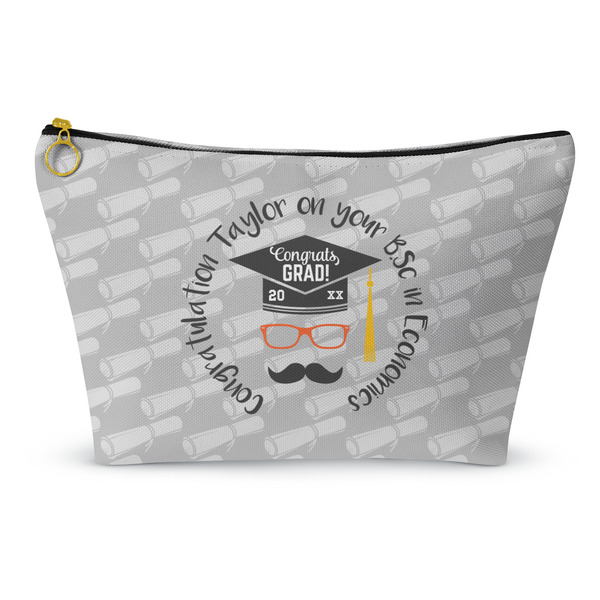 Custom Hipster Graduate Makeup Bag - Small - 8.5"x4.5" (Personalized)