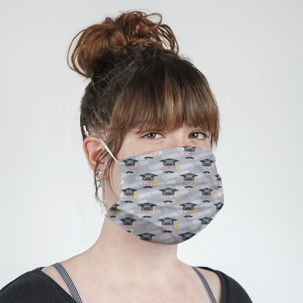 Hipster Graduate Mask - Quarter View on Girl
