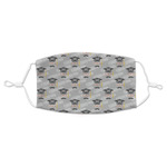 Hipster Graduate Adult Cloth Face Mask - Standard (Personalized)