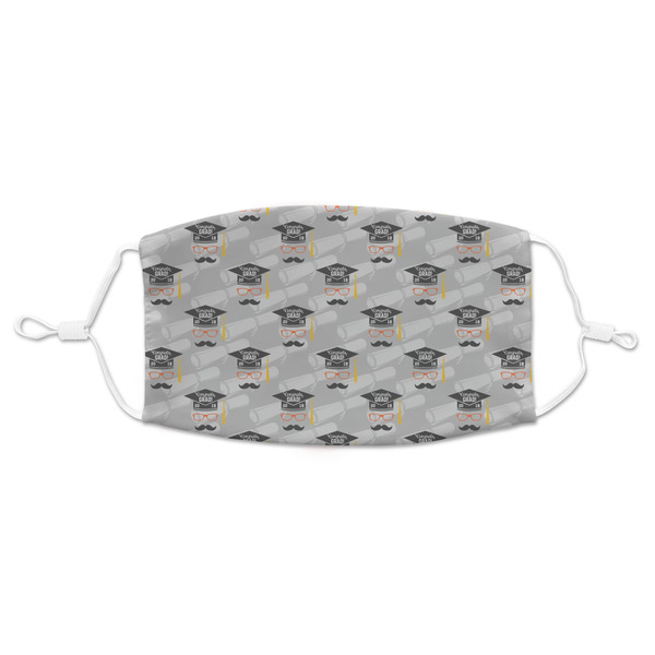 Custom Hipster Graduate Adult Cloth Face Mask (Personalized)
