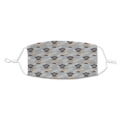 Hipster Graduate Kid's Cloth Face Mask (Personalized)