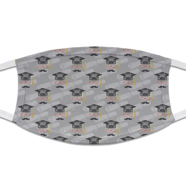 Custom Hipster Graduate Cloth Face Mask (T-Shirt Fabric) (Personalized)