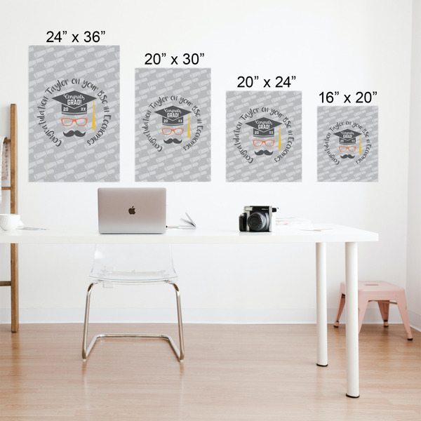 Hipster Graduate Matte Poster - Sizes