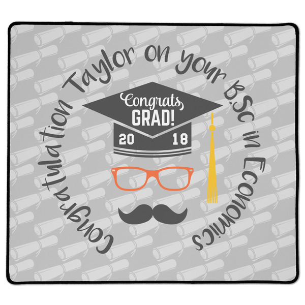 Custom Hipster Graduate XL Gaming Mouse Pad - 18" x 16" (Personalized)