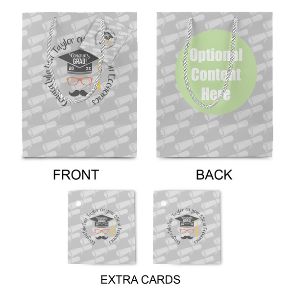 Hipster Graduate Medium Gift Bag - Approval