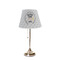 Hipster Graduate Poly Film Empire Lampshade - On Stand