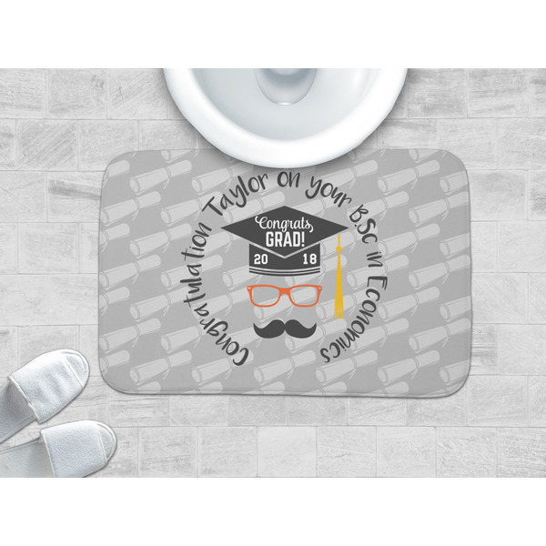 Hipster Graduate Memory Foam Bath Mat - LIFESTYLE 34x21