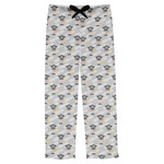 Hipster Graduate Mens Pajama Pants (Personalized)