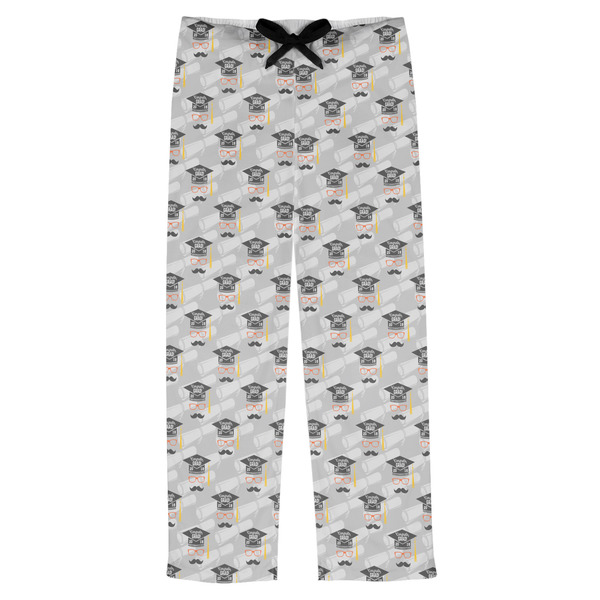 Custom Hipster Graduate Mens Pajama Pants - L (Personalized)