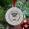 Hipster Graduate Metal Ball Ornament - Lifestyle