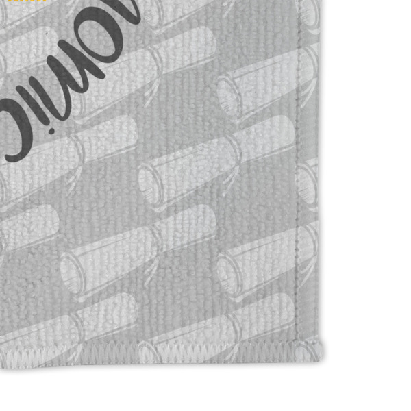 Hipster Graduate Microfiber Dish Rag - DETAIL