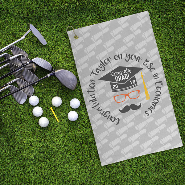 Hipster Graduate Microfiber Golf Towels - LIFESTYLE