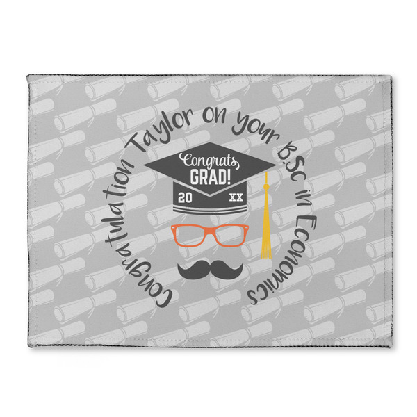 Custom Hipster Graduate Microfiber Screen Cleaner (Personalized)