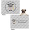 Hipster Graduate Microfleece Dog Blanket - Regular - Front & Back
