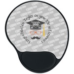 Hipster Graduate Mouse Pad with Wrist Support