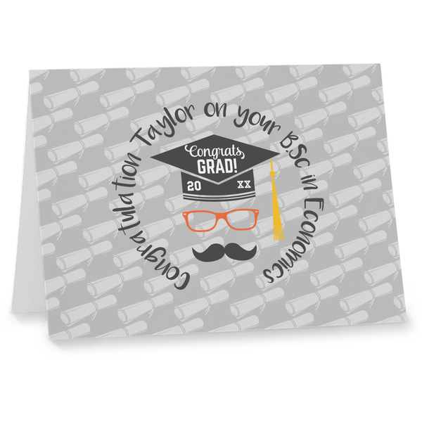 Custom Hipster Graduate Note cards (Personalized)