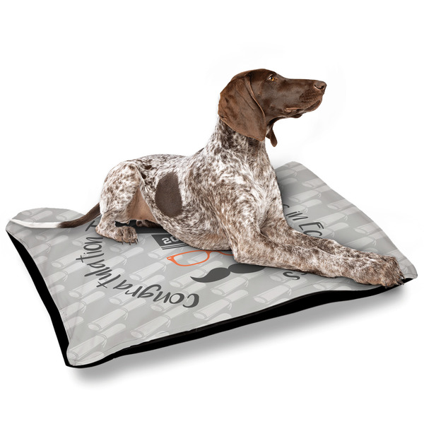 Hipster Graduate Outdoor Dog Beds - Large - IN CONTEXT