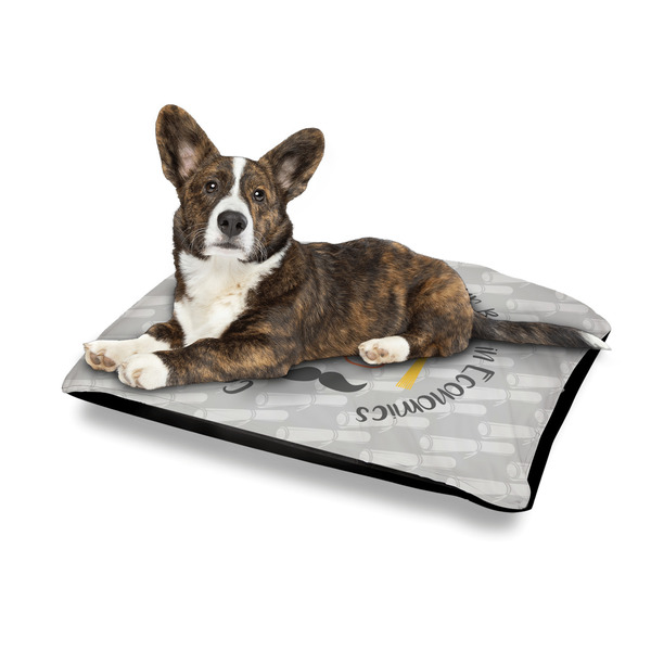Hipster Graduate Outdoor Dog Beds - Medium - IN CONTEXT