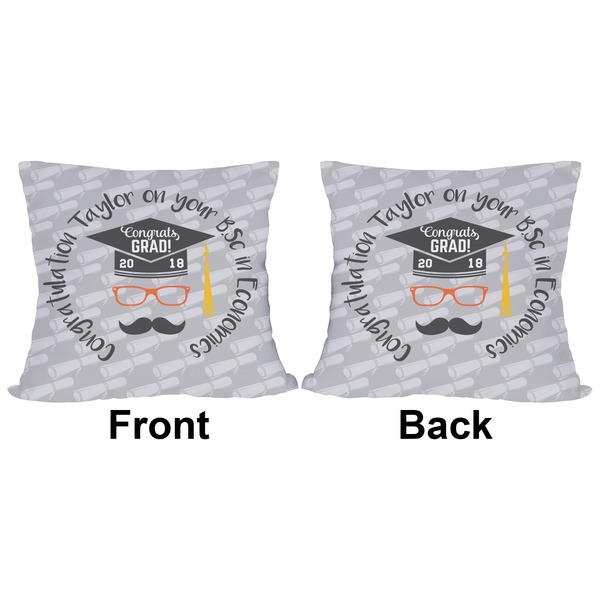 Hipster Graduate Outdoor Pillow - 20x20