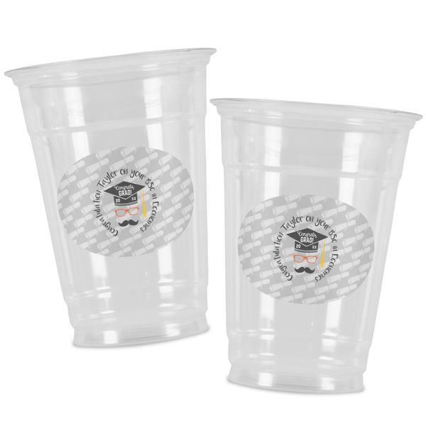 Hipster Graduate Party Cups - 16oz - Alt View