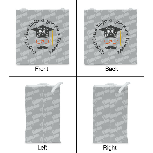 Hipster Graduate Party Favor Gift Bag - Gloss - Approval