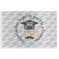 Hipster Graduate Disposable Paper Placemats (Personalized)