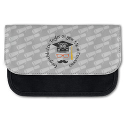 Hipster Graduate Canvas Pencil Case w/ Name or Text