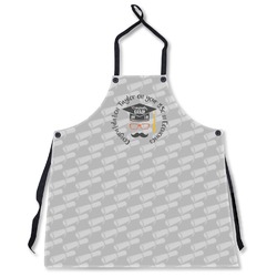 Hipster Graduate Apron Without Pockets w/ Name or Text