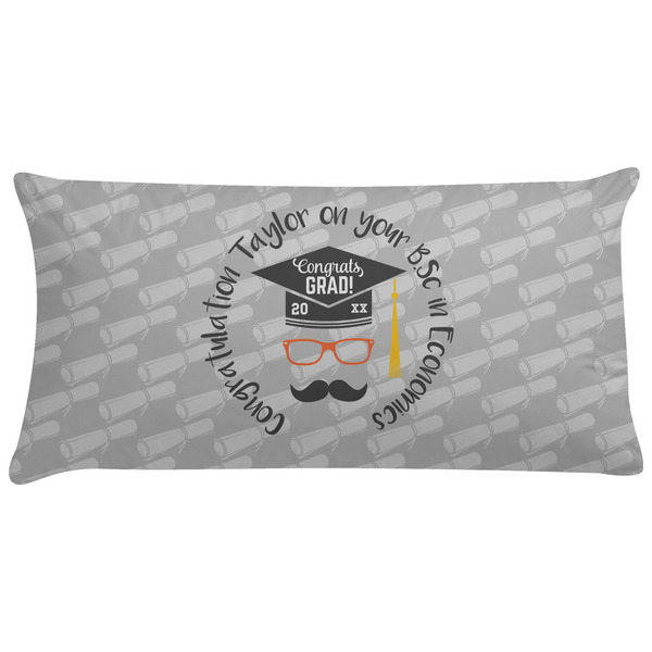 Custom Hipster Graduate Pillow Case - King (Personalized)