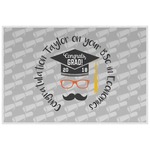 Hipster Graduate Laminated Placemat w/ Name or Text