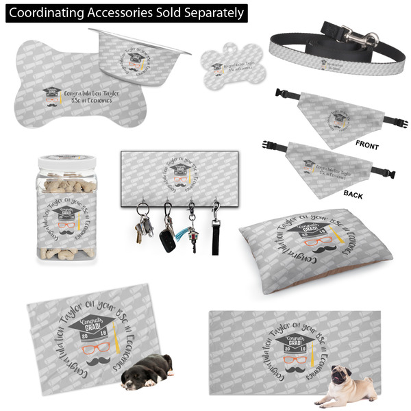 Hipster Graduate Customized Pet Accessories