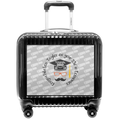 Hipster Graduate Pilot / Flight Suitcase (Personalized)