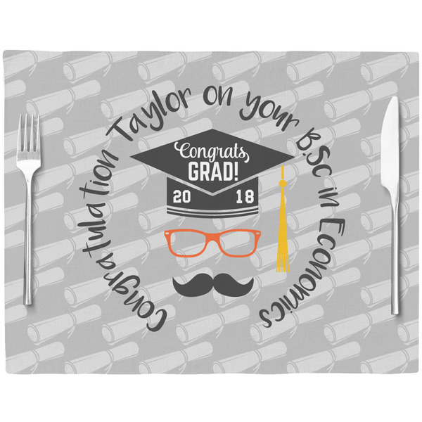 Hipster Graduate Placemat with Props