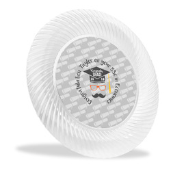 Hipster Graduate Plastic Party Dinner Plates - 10" (Personalized)