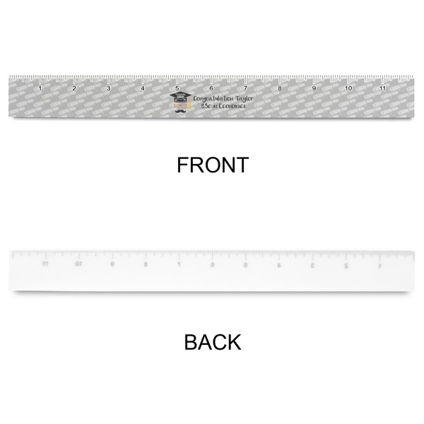 Hipster Graduate Plastic Ruler - 12" - APPROVAL