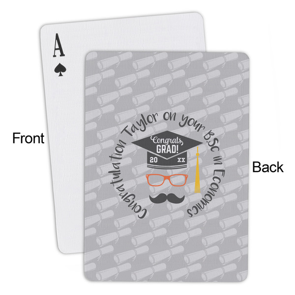 Hipster Graduate Playing Cards - Approval