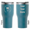 Hipster Graduate RTIC Tumbler - Dark Teal - Double Sided - Front & Back