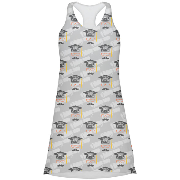 Custom Hipster Graduate Racerback Dress - Small (Personalized)