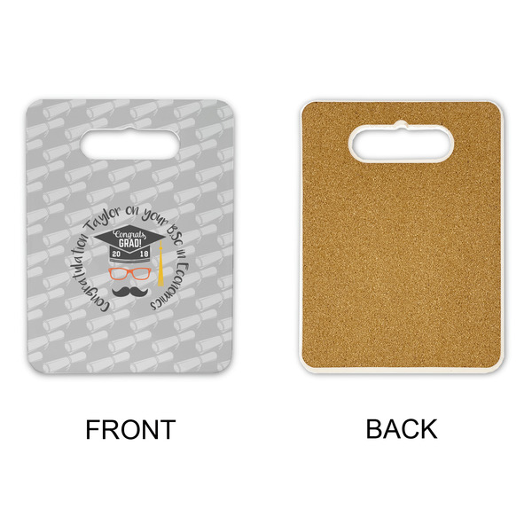 Hipster Graduate Rectangle Trivet with Handle - APPROVAL