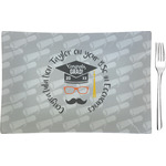 Hipster Graduate Rectangular Glass Appetizer / Dessert Plate - Single or Set (Personalized)