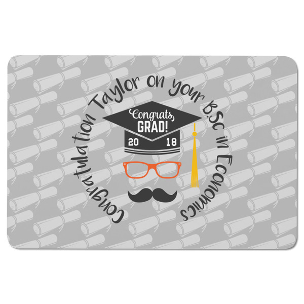 Hipster Graduate Rectangular Fridge Magnet - FRONT